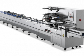 Sleek HSA for flow wrapping products at high speed